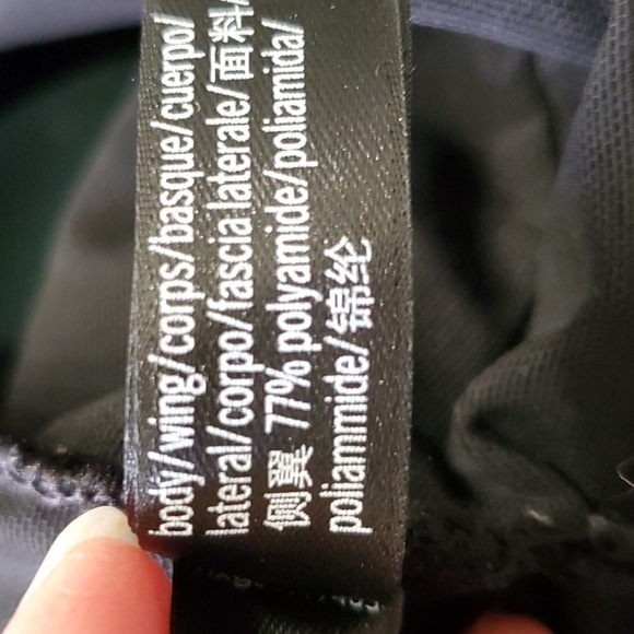 VICTORIA SPORT bra, black with big pink letters. Size medium. Excellent - Picture 9 of 11